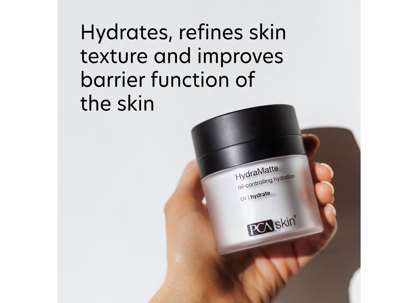 Hydrates, refines skin texture and improves barrier function of the skin