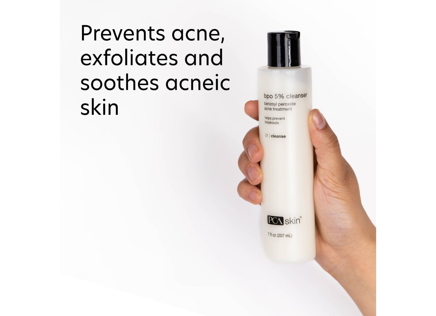 Prevents acne