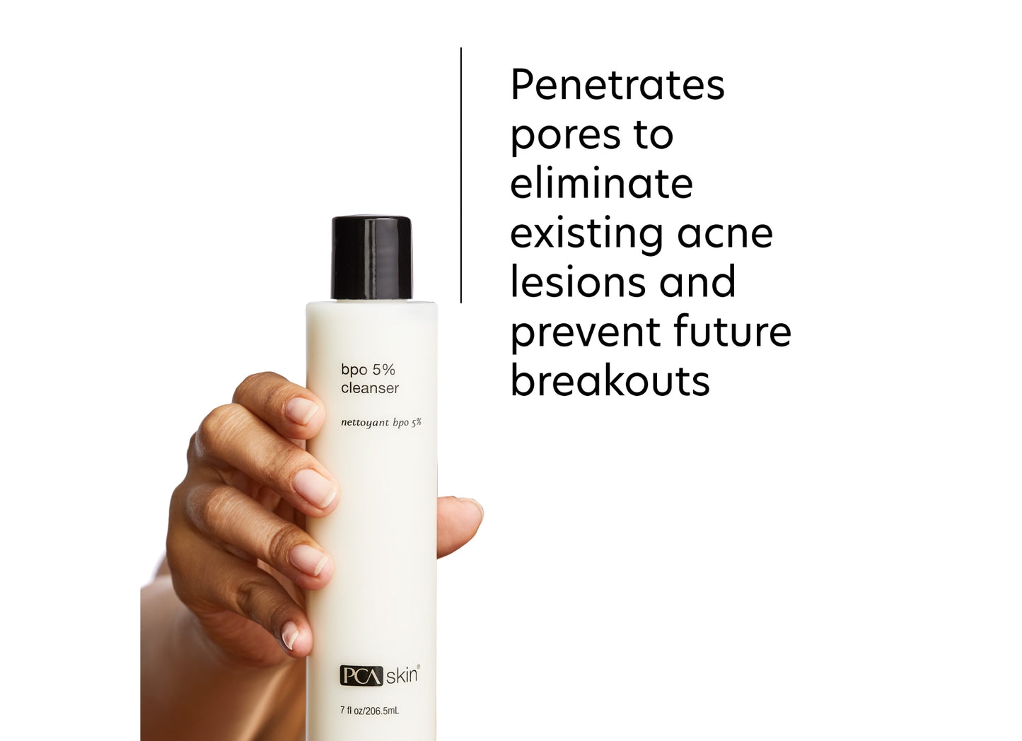 Penetrates pores
