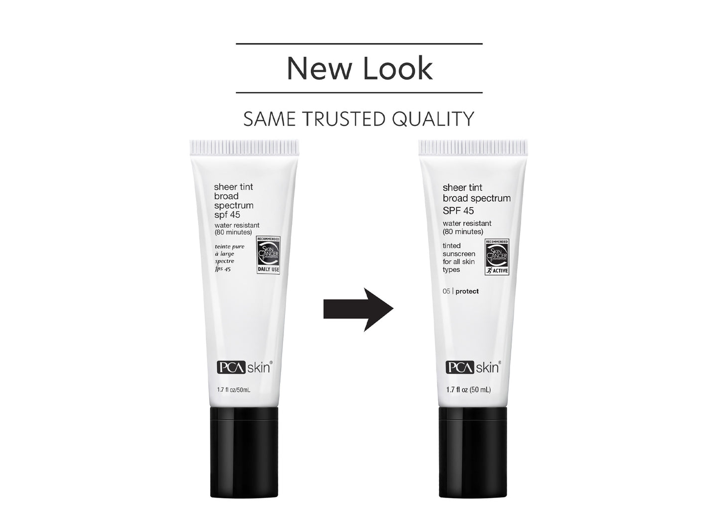Sheer Tint Broad Spectrum SPF 45 New Look