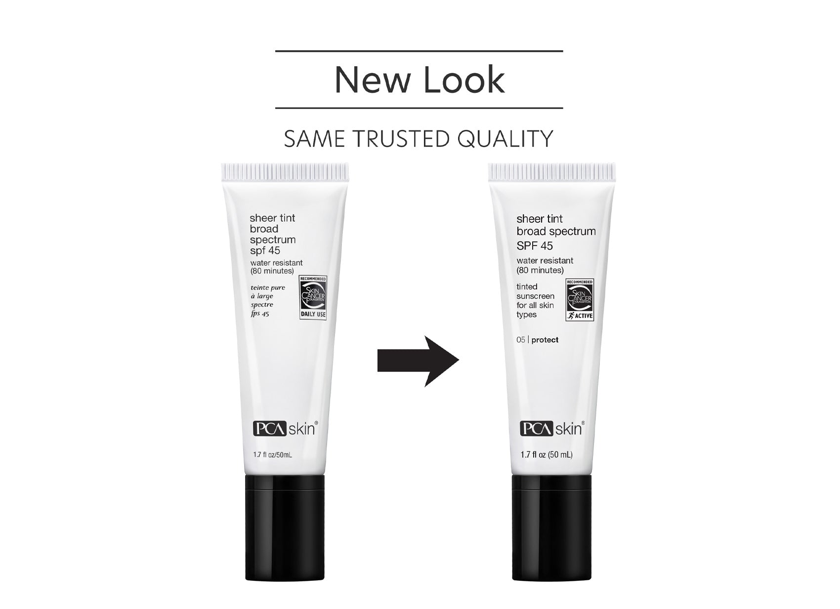 Sheer Tint Broad Spectrum SPF 45 New Look