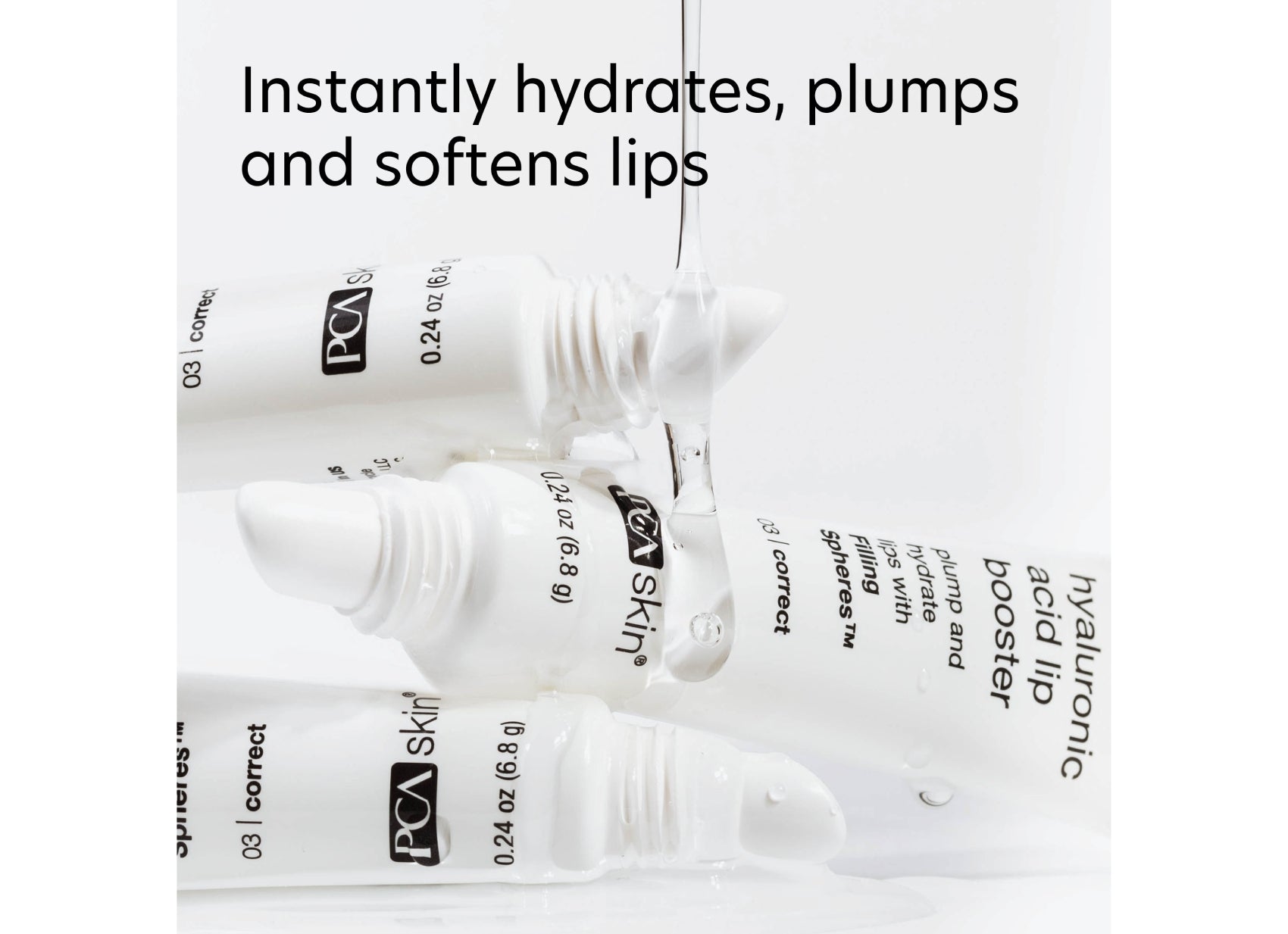 Instantly hydrates, plumps and softens lips