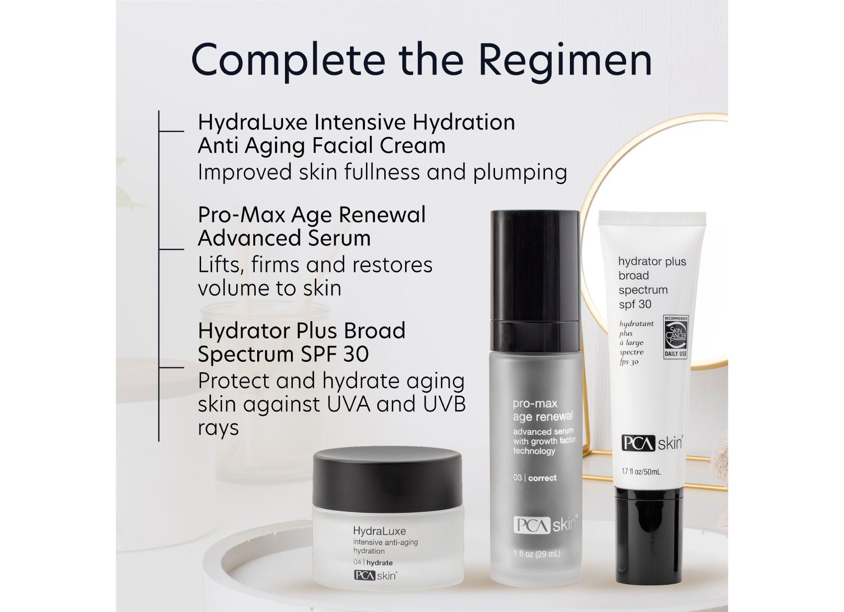 Complete the regimen