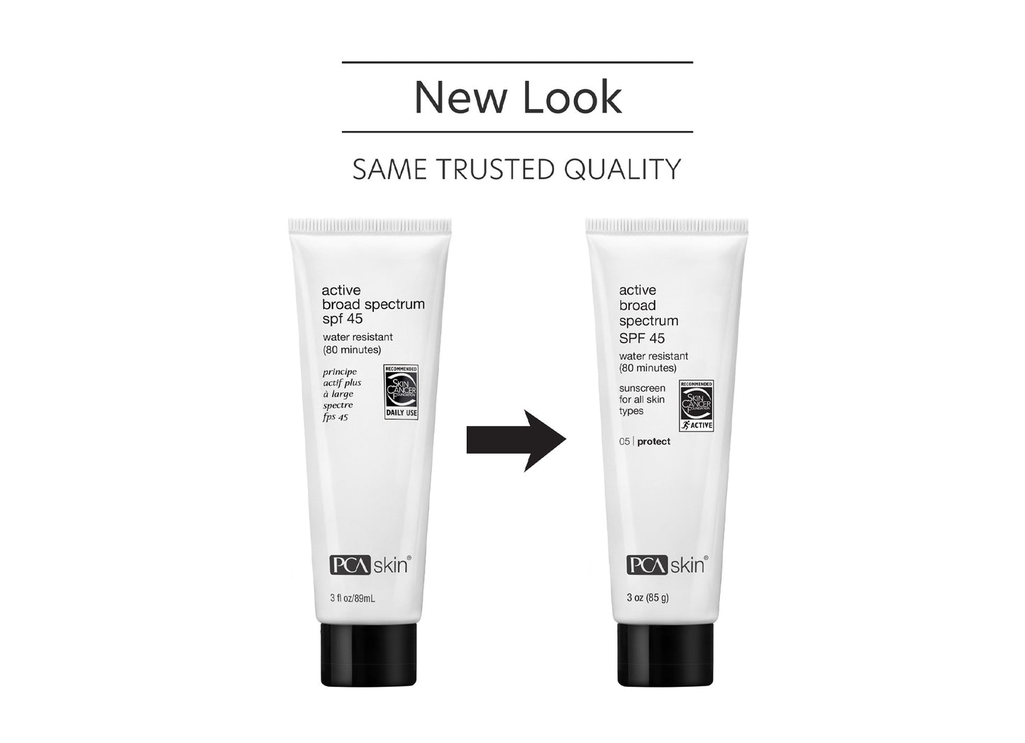 Active Broad Spectrum SPF 45 New Look